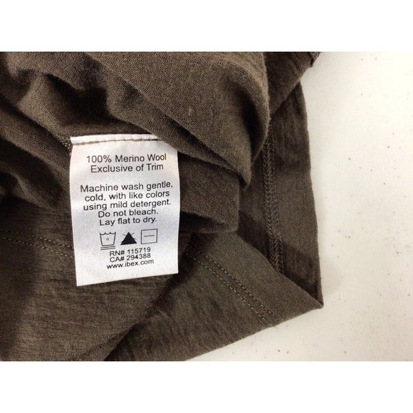 REDUCED! IBEX Wool Top Womens Medium - Picture 7 of 7